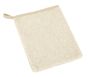 Koupelnová mycí žínka 23/16, bavlněné froté, jednobarevná béžová, 17x25cm