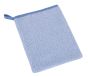 Koupelnová mycí žínka 23/25, bavlněné froté, jednobarevná světle modrá, 17x25cm